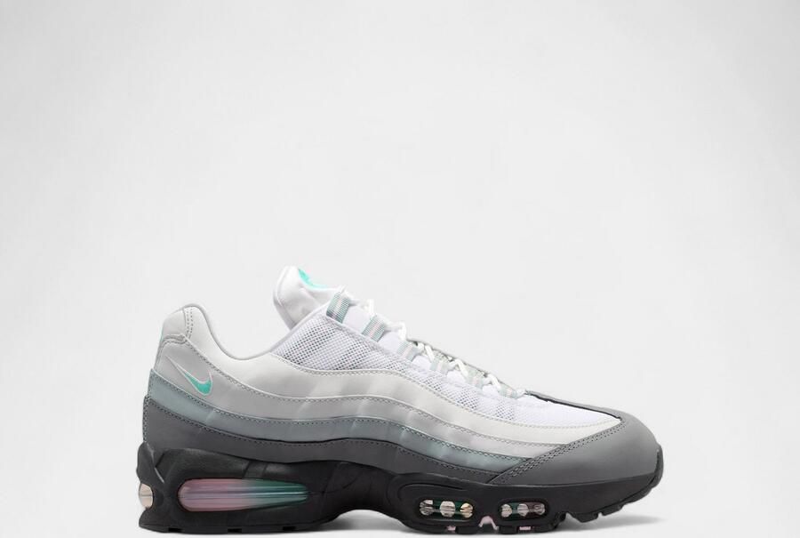 Nike Lage Sneakers Air Max 95 Big Bubble White Hyper Turquoise Pink Foam