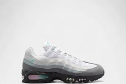Nike Lage Sneakers Air Max 95 Big Bubble White Hyper Turquoise Pink Foam