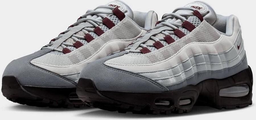 Nike Air Max 95 Dames Sneakers Smoke Grey Burgundy Crush