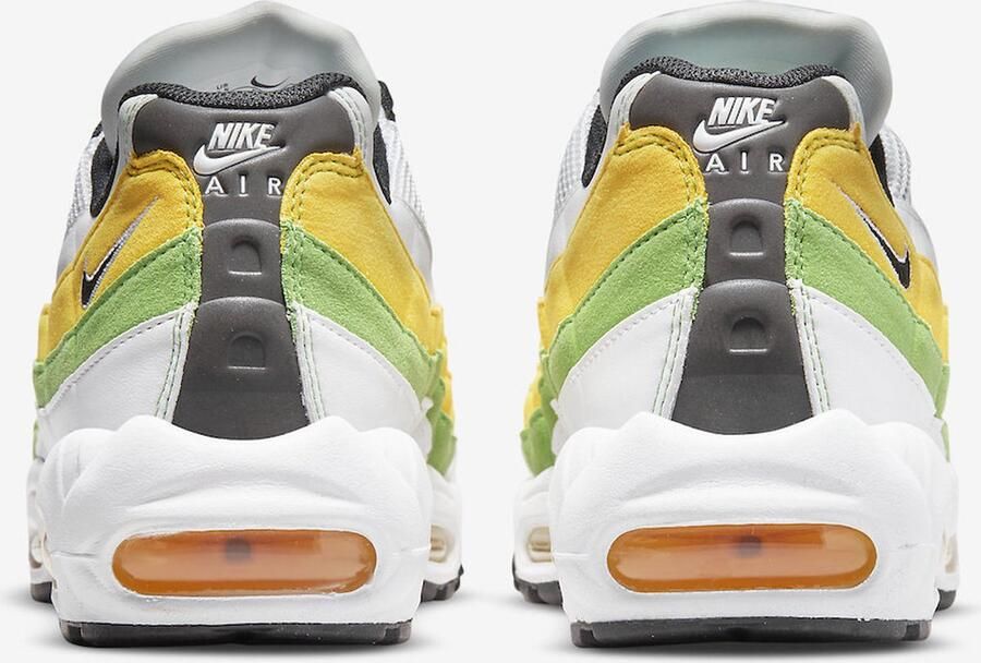 Nike Air Max 95 Essential Herenschoenen 47.5 Wit Green Apple Tour Yellow Zwart - Foto 5