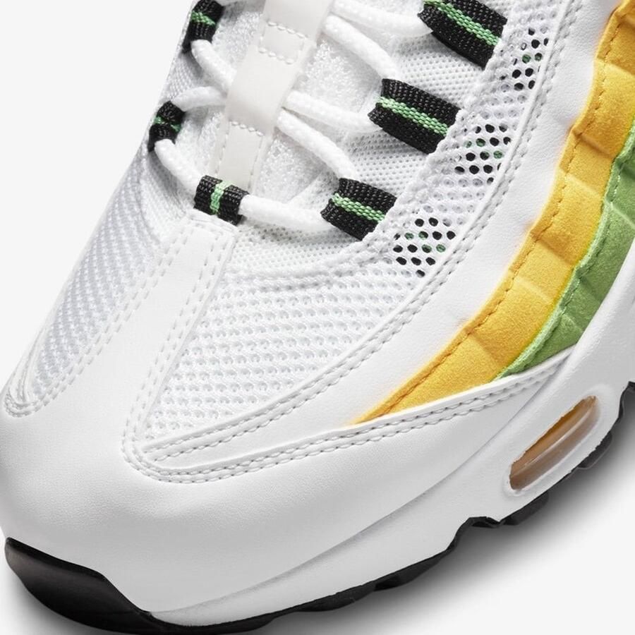 Nike Air Max 95 Essential Herenschoenen 47.5 Wit Green Apple Tour Yellow Zwart - Foto 2