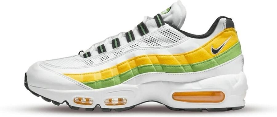 Nike Air Max 95 Essential Herenschoenen 47.5 Wit Green Apple Tour Yellow Zwart - Foto 7