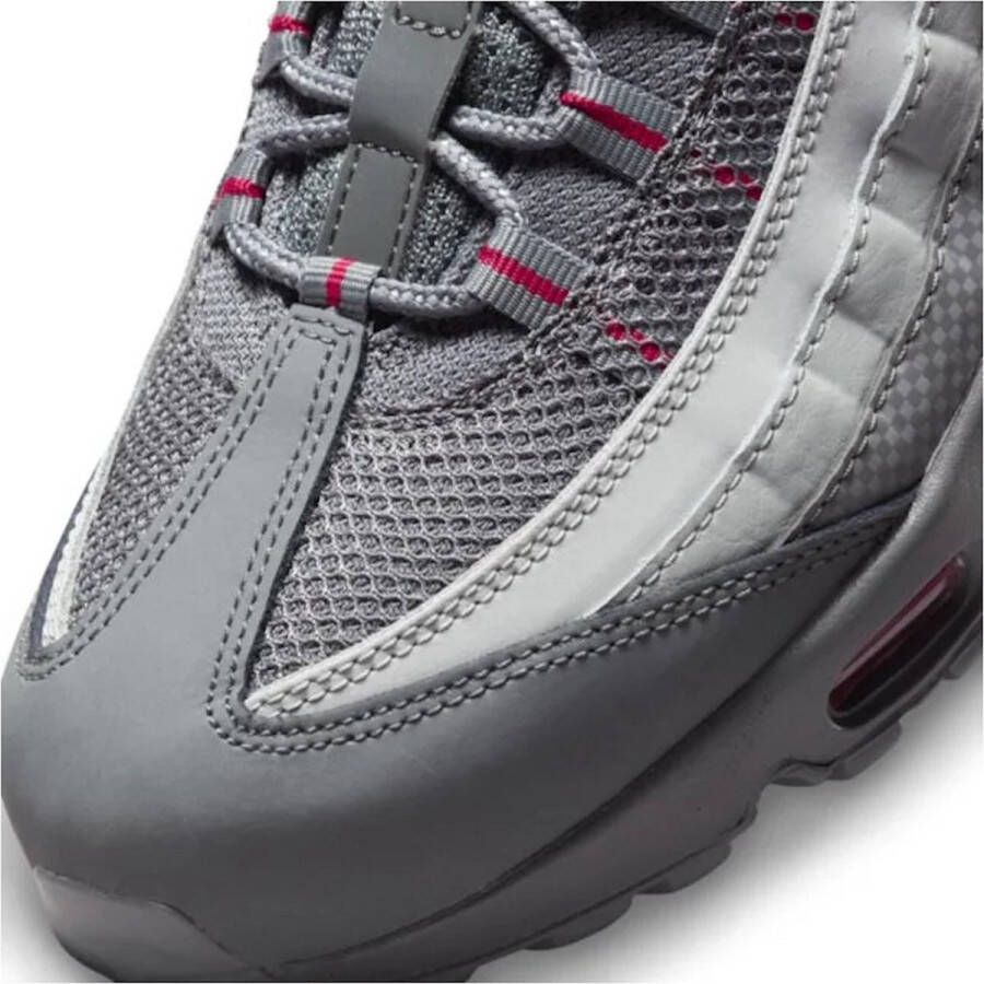 Nike Air Max 95 Essential Smoke Grey Particle Grey Light Smoke Grey University Red - Foto 2