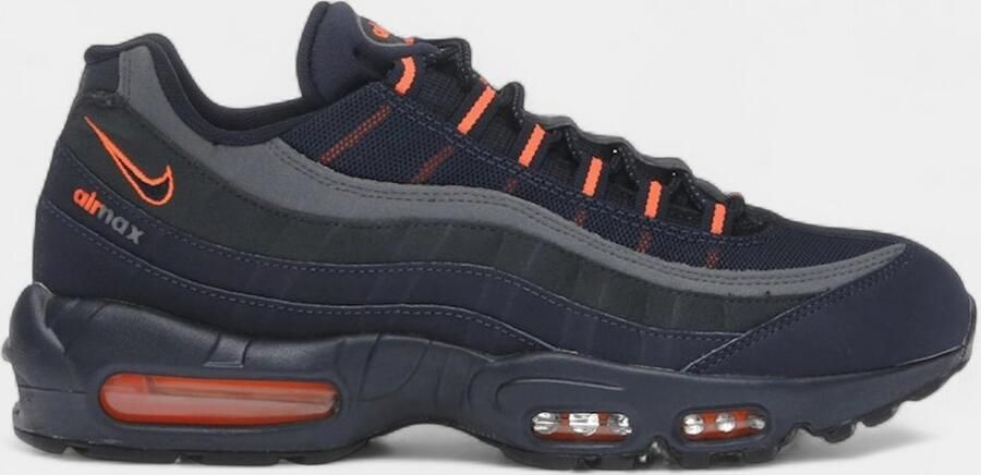 Nike Lage Sneakers Air Max 95 Logo Navy Orange - Foto 1