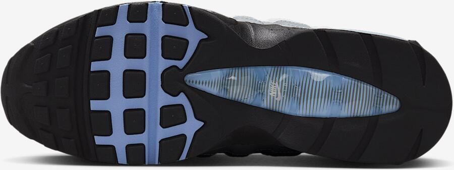 Nike Air Max 95 OG Big Bubble Cool Grey Psychic Blue Wolf Grey Grijs Blauw Air Max Lifestyle Sneakers voor nen