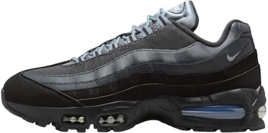 Nike Air Max 95 Big Bubble Zwart Lime Blast Anthracite Metallic Silver Zwart Groen Air Max Lifestyle Sneakers voor nen