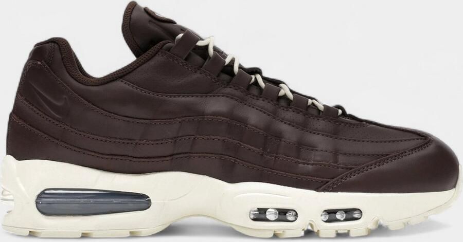 Nike Lage Sneakers Air Max 95 QS Big Bubble Baroque Brown Leather