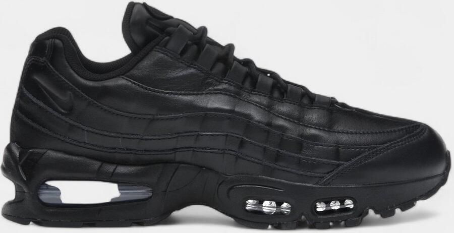 Nike Lage Sneakers Air Max 95 QS Big Bubble Black Leather
