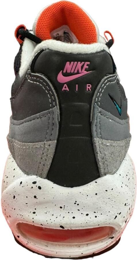 Nike Air Max 95 Junior Black Turf Orange White Aquamarine Kind - Foto 2