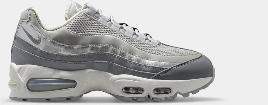 Nike Lage Sneakers Air Max 95 SE Big Bubble Grey Fog Silver (Women's)