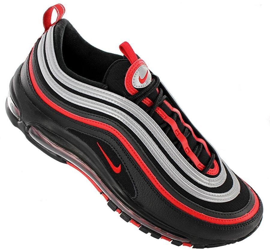 Nike Air Max 97 Essential Heren Schoenen Black Mesh Synthetisch Foot Locker - Foto 2