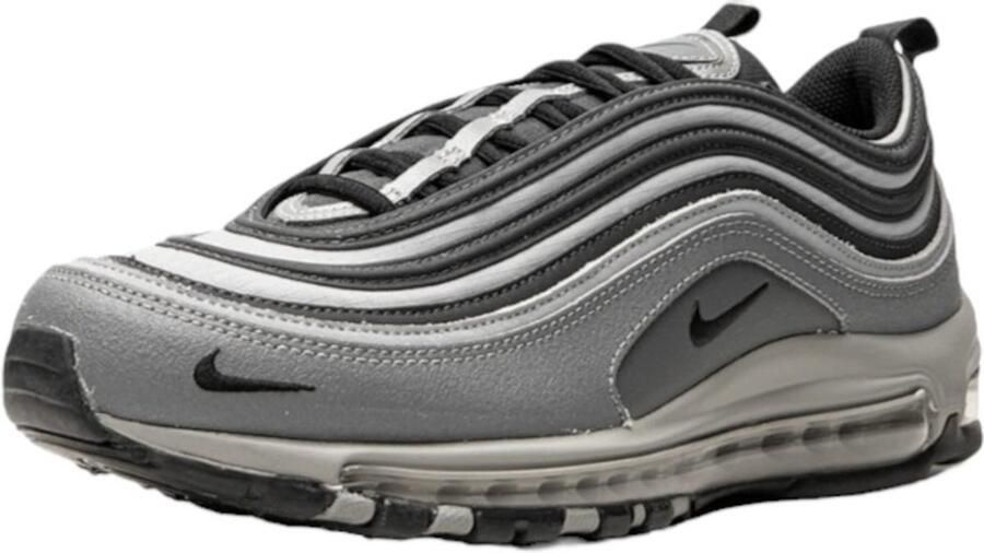 Nike Air Max 97 Junior White Flat Pewter Light Silver Black Kind - Foto 8