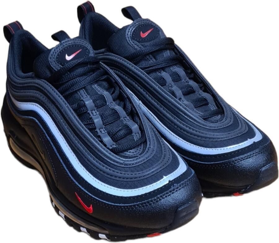 Nike Air Max 97 Junior White Flat Pewter Light Silver Black Kind - Foto 6