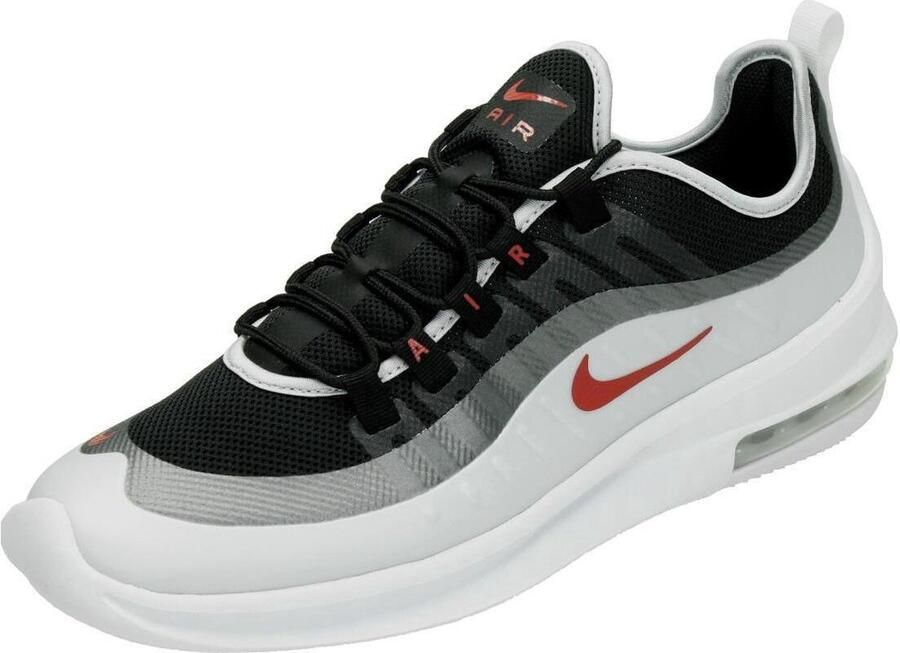 Nike Air Max Axis Sneakers Heren Black Sport Red-Mtlc Platinum-White