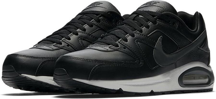 Nike Air Max Command Leather Sneakers Heren Black Anthracite-Neutral Grey