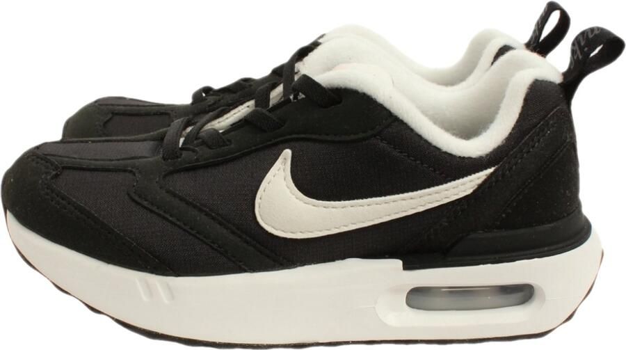 Nike Air Max Dawn Kleuterschoenen Black Metallic Silver Total Orange Summit White Kind