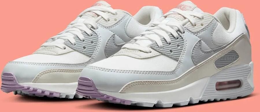 Nike Air Max 90 Summit White Beyond Pink Sneakers Dames Doos Zonder Deksel