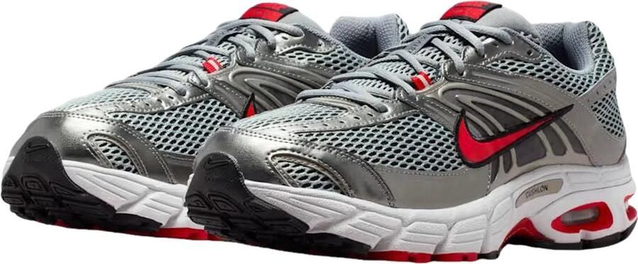 Nike Air Max Moto 2K Smoke Grey Black Metallic Pewter University Red Grijs Rood Air Max Lifestyle Heren Sneakers voor Mannen - Foto 4