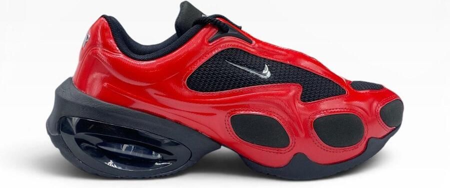 Nike Air Max Muse Sneakers University Red Metallic Silver Rood Zilver Air Max Lifestyle Dames Sneakers voor Vrouwen