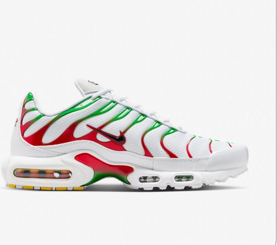 Nike Air Max Pl TN Sneakers White Black Kelly Green DM0032