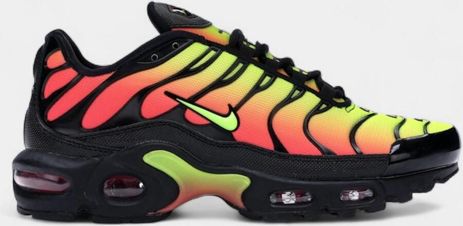 Nike Lage Sneakers Air Max Plus Black Volt Solar Red ( 's)