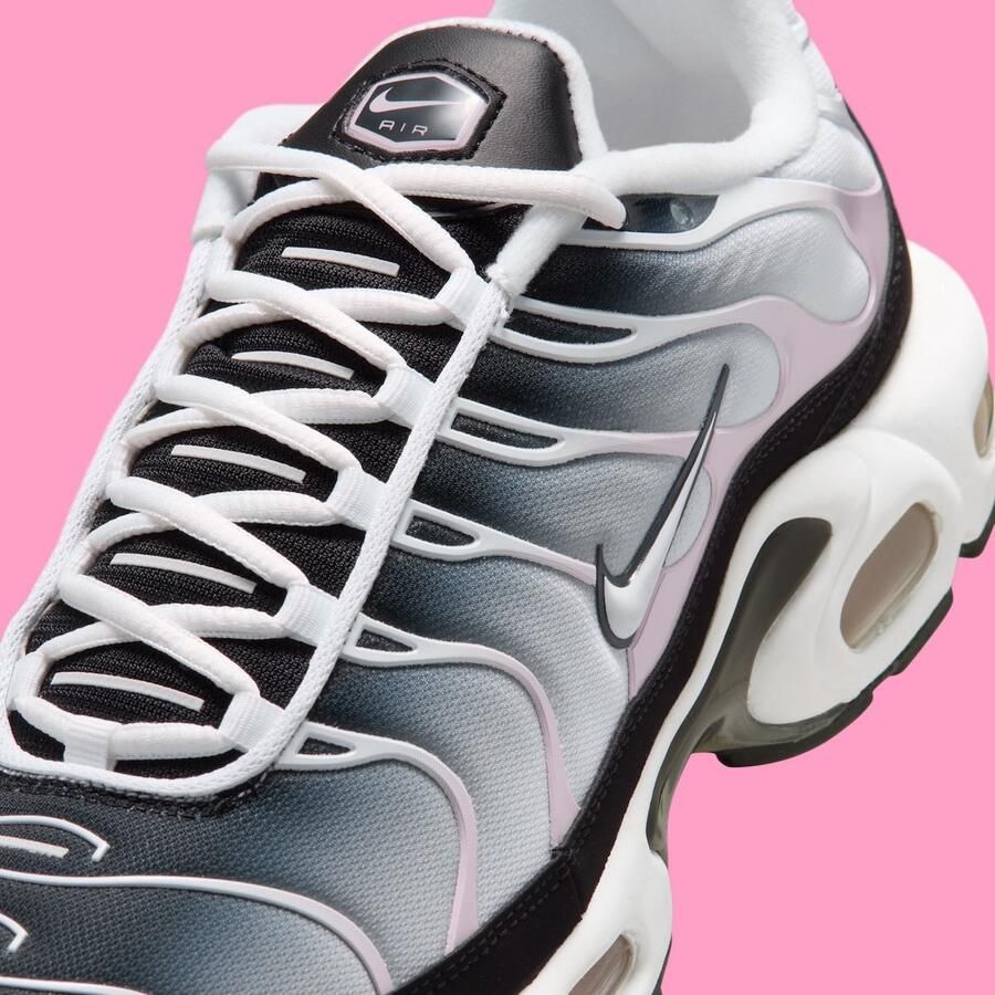 Nike Air Max Plus Black White-Anthracite Zwart Wit Roze Air Max Plus Lifestyle Heren Sneakers voor Mannen
