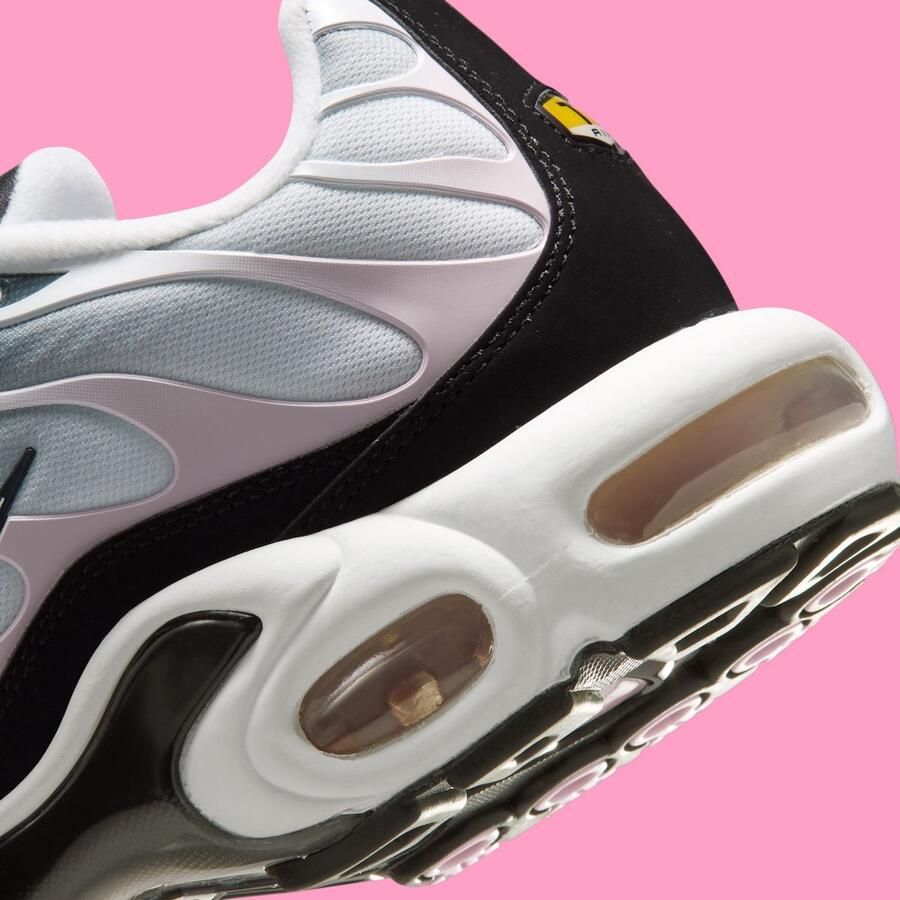 Nike Air Max Plus Black White-Anthracite Zwart Wit Roze Air Max Plus Lifestyle Heren Sneakers voor Mannen