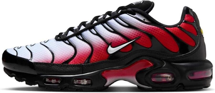 Nike Air Max Plus Pure Platinum University Red Black White