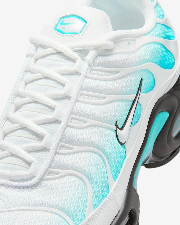 Nike Air Max Plus Sneakers Dusty Cact White-Black Groen Wit Zwart Air Max Plus Lifestyle Heren Sneakers voor Mannen