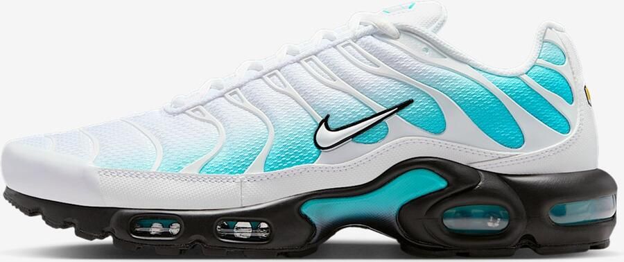 Nike Air Max Plus Sneakers Dusty Cact White-Black Groen Wit Zwart Air Max Plus Lifestyle Heren Sneakers voor Mannen