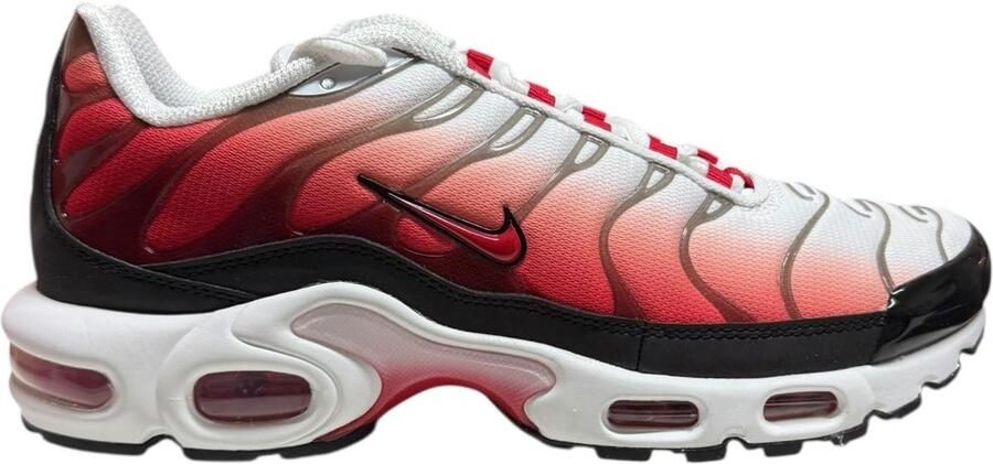 Nike Air Max Plus Sneakers Mannen Wit Rood