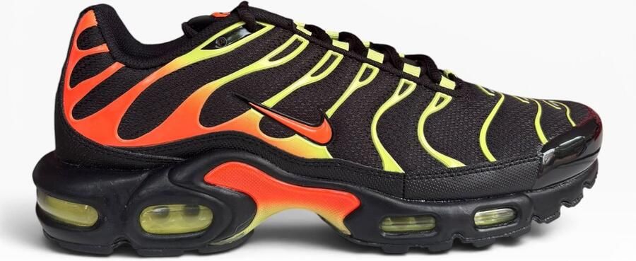 Nike Air Max Plus Sneakers Mannen Zwart Groen Oranje