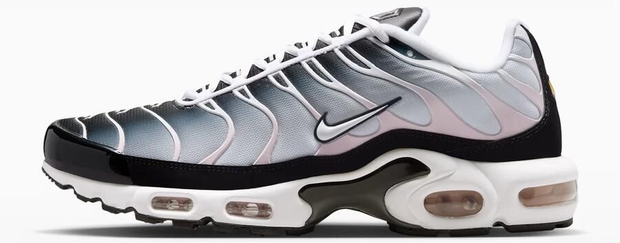 Nike Air Max Plus Black White-Anthracite Zwart Wit Roze Air Max Plus Lifestyle Heren Sneakers voor Mannen