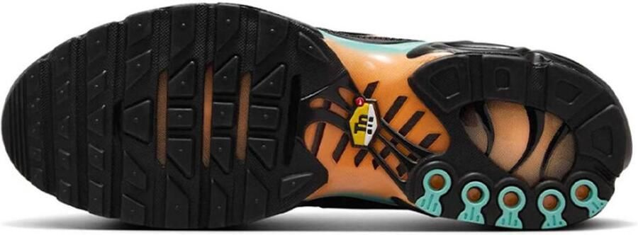 Nike Air Max Plus Zwart Aurora Green Orange Pulse Zwart Groen Air Max Lifestyle Heren Sneakers voor Mannen