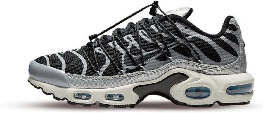 Nike Air Max Plus TN (W) Lace Toggle Dames Sneakers Schoenen Zwart-Silber FD0799 - Foto 2