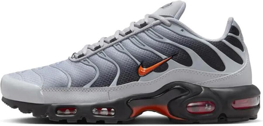 Nike Air Max Plus Sneakers Unisex Grijs Oranje Zwart