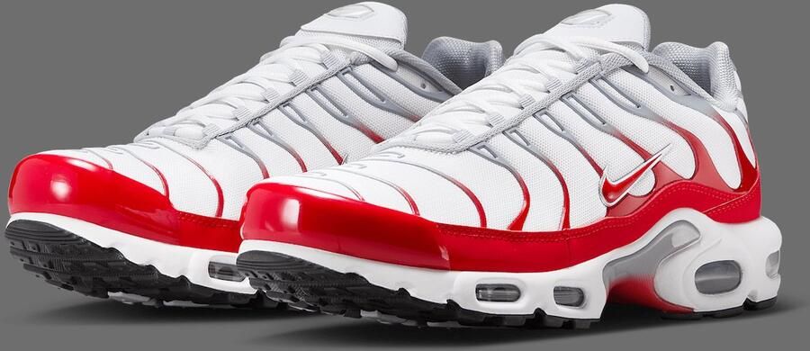 Nike Air Max Plus White Red Sneakers Unisex