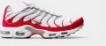 Nike Air Max Plus White University Red - Rood