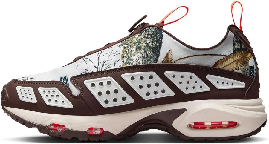 Nike Air Max SNDR Brown Beige Camo Sneakers Dames Doos Zonder Deksel