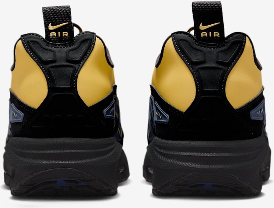 Nike Air Max SNDR Saturn Gold Diffused Blue Zwart Off Noir Geel Blauw Air Max Lifestyle Dames Sneakers voor Vrouwen