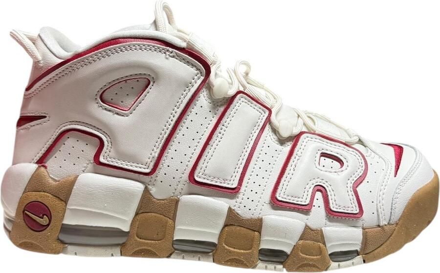 Nike Air max uptempo Sneakers Dames Wit Rood