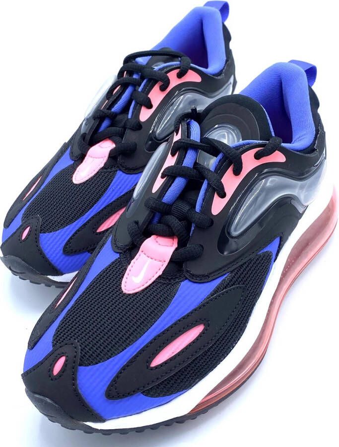 Nike Air Max Zephyr Kinderschoen Black Sapphire Sunset Pulse Metallic Silver Kind - Foto 2