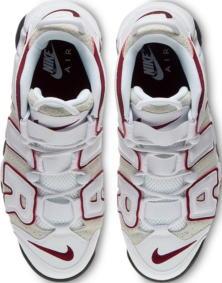 Nike Air More Uptempo '96 Herenschoenen 44.5 Wit Summit White Team Best Grey Team Red - Foto 3