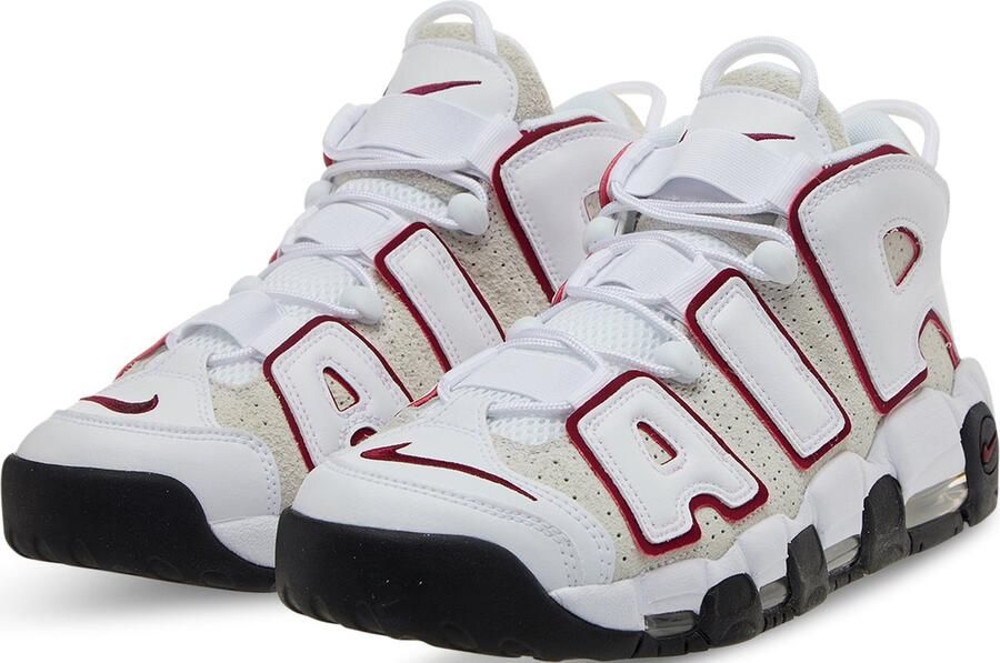 Nike Air More Uptempo '96 Herenschoenen 44.5 Wit Summit White Team Best Grey Team Red - Foto 4