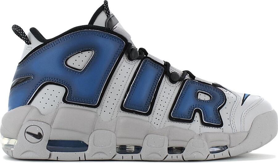 Nike Air More Uptempo 96 Basketball Schoenen lt iron ore industrial blue black maat: 41 beschikbare maaten:41 42.5 43 44.5 45