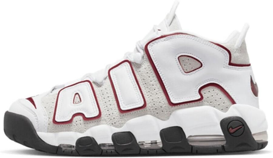 Nike Air More Uptempo '96 Herenschoenen 44.5 Wit Summit White Team Best Grey Team Red - Foto 5