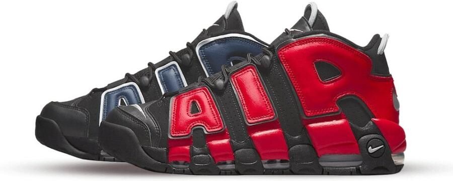 Nike Air More Uptempo '96 Black University Red Midnight Navy White Schoenmaat 38 1 2 Sneakers DJ4400 001