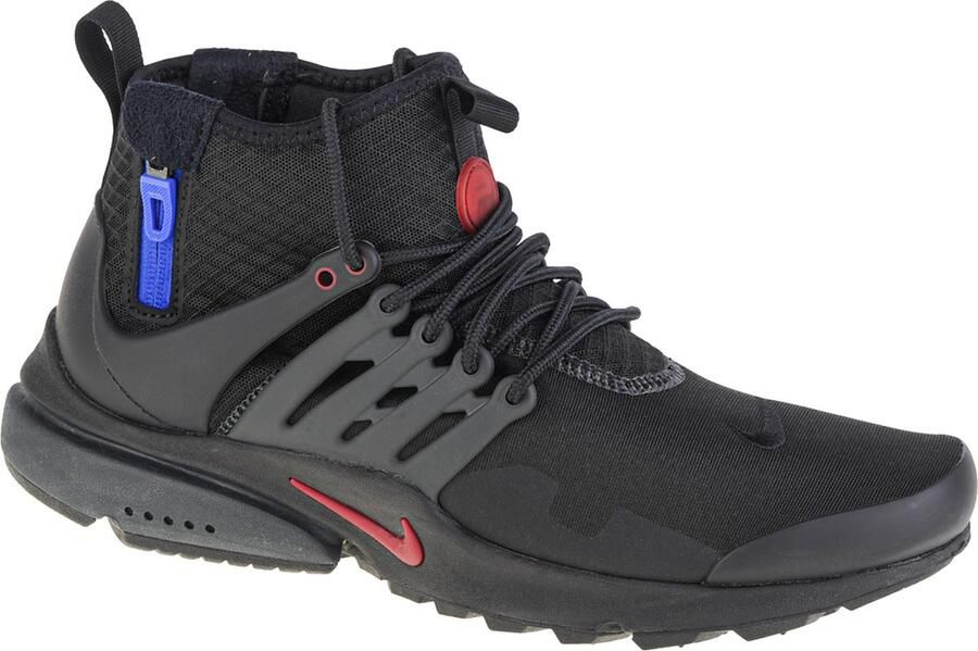 Nike Air Presto Mid Utility Herenschoenen Black Anthracite Racer Blue Team Red Heren