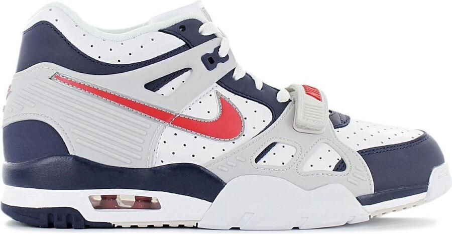 Nike Air Trainer 3 Heren Sneakers Sport Casual Schoenen Wit-Navy CN0923