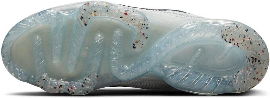 Nike Air VaporMax 2021 Flyknit Sneakers Monochrome (White Black Metallic Silver) Wit Zilver Air VaporMax Lifestyle Heren - Foto 3